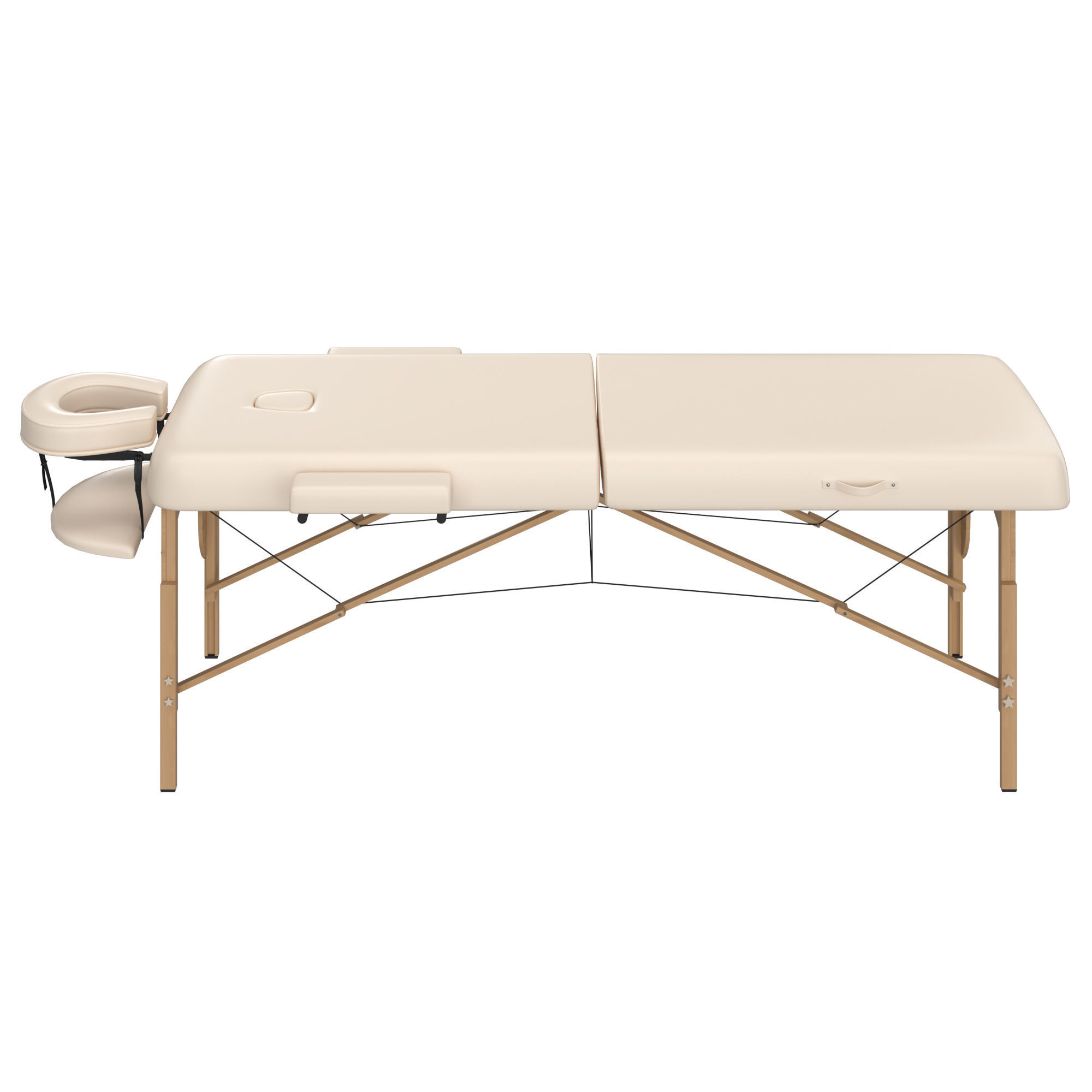 Classic Massage table 3D model_5