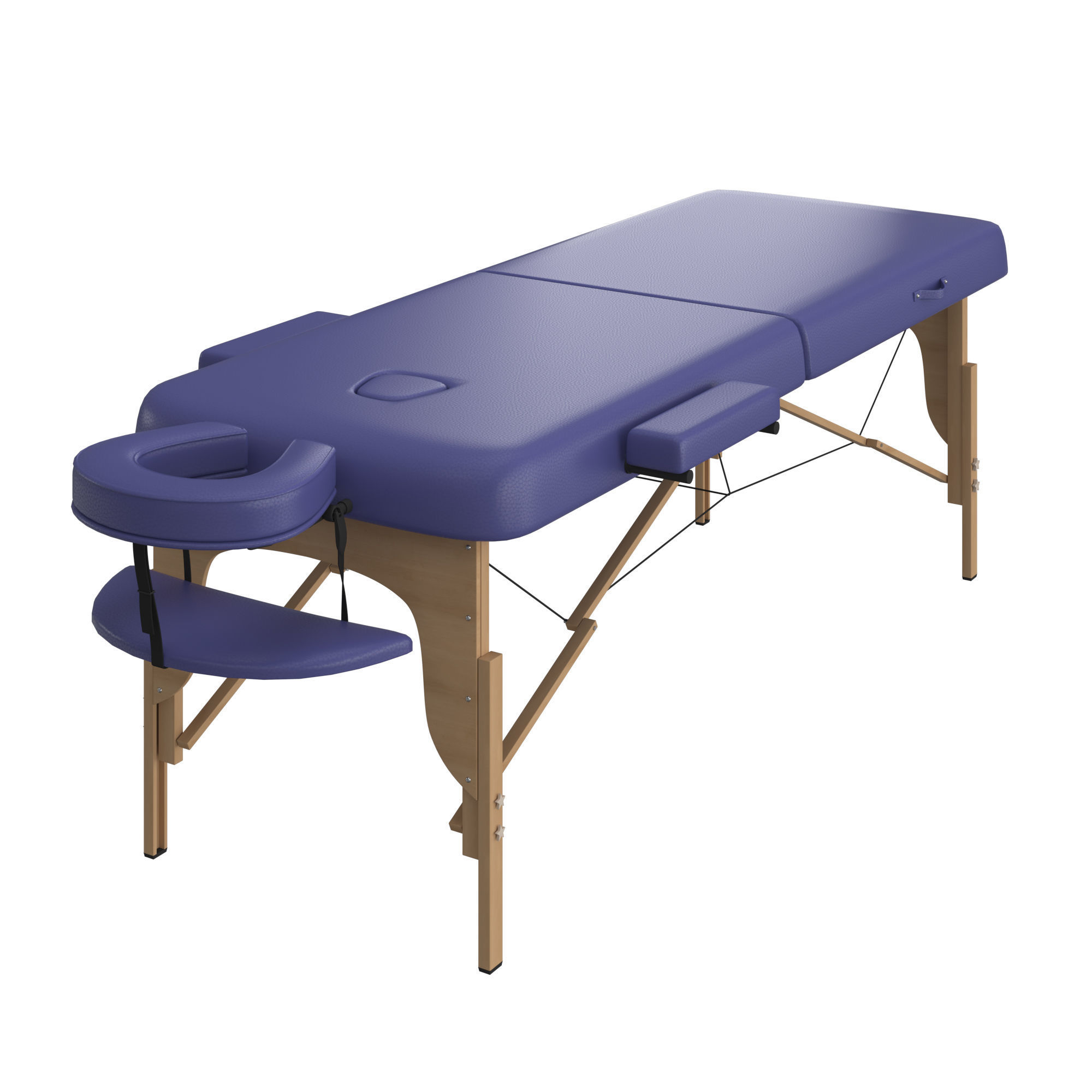 Classic Massage table 3D model_2