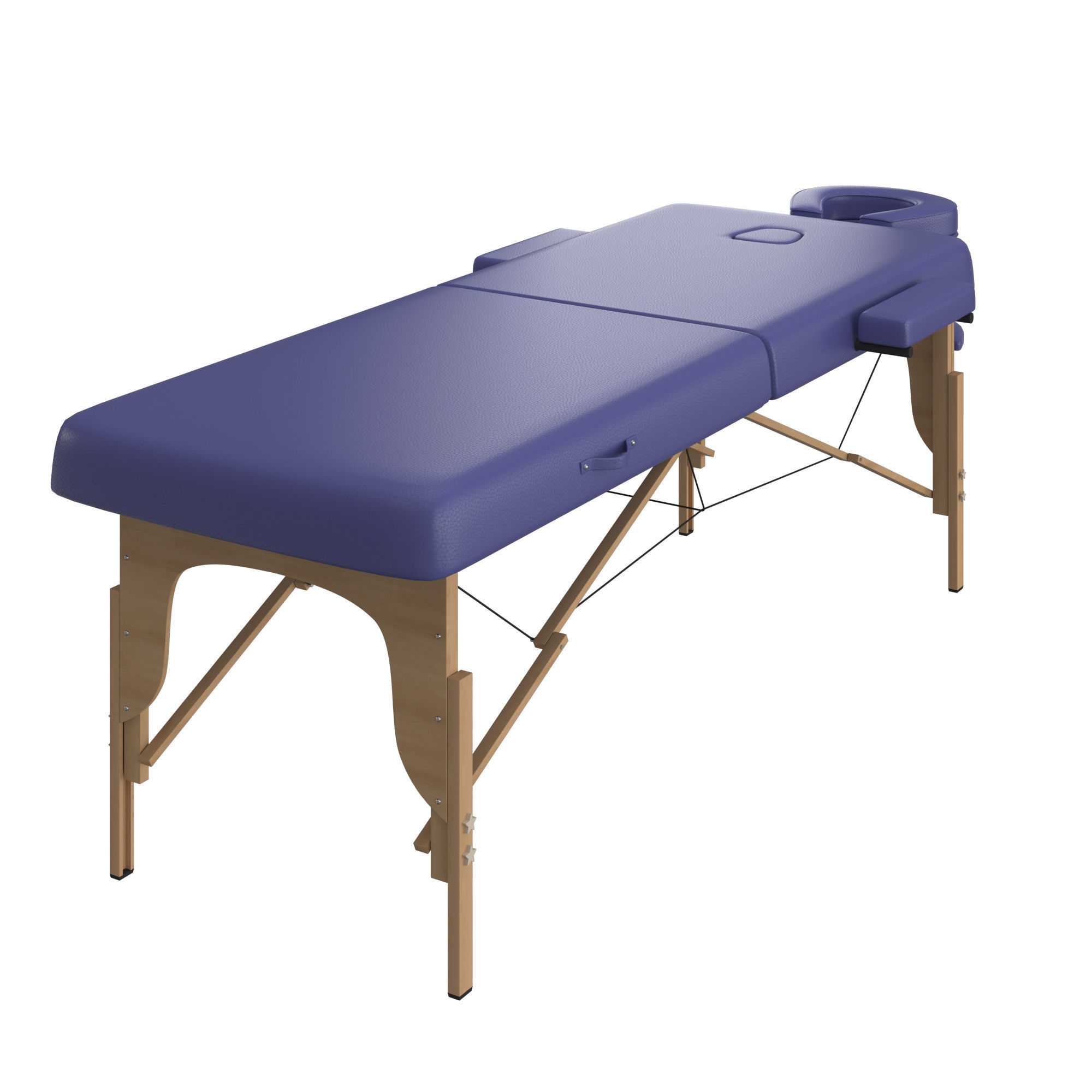 Classic Massage table 3D model_4