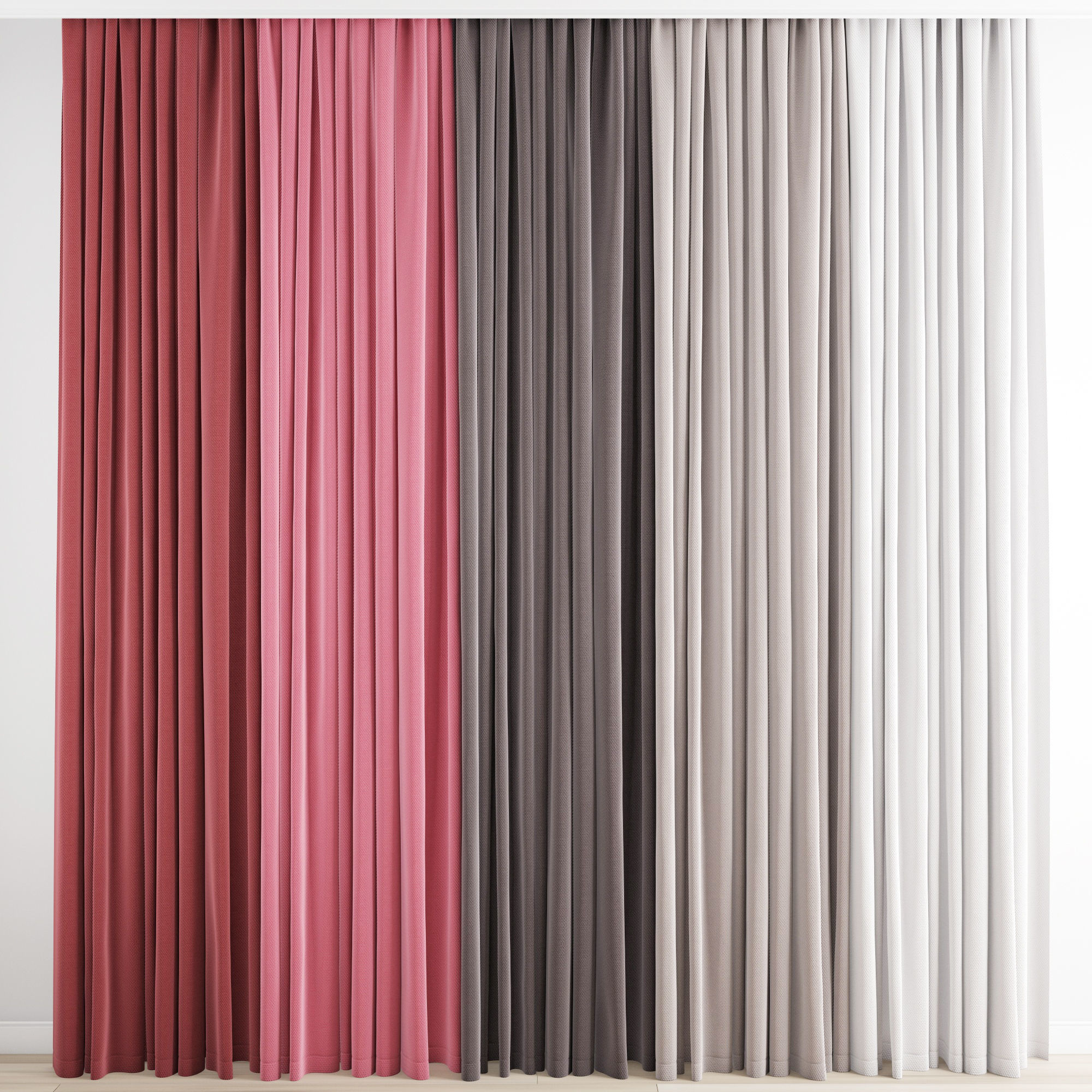 Curtain 204 3D model_4