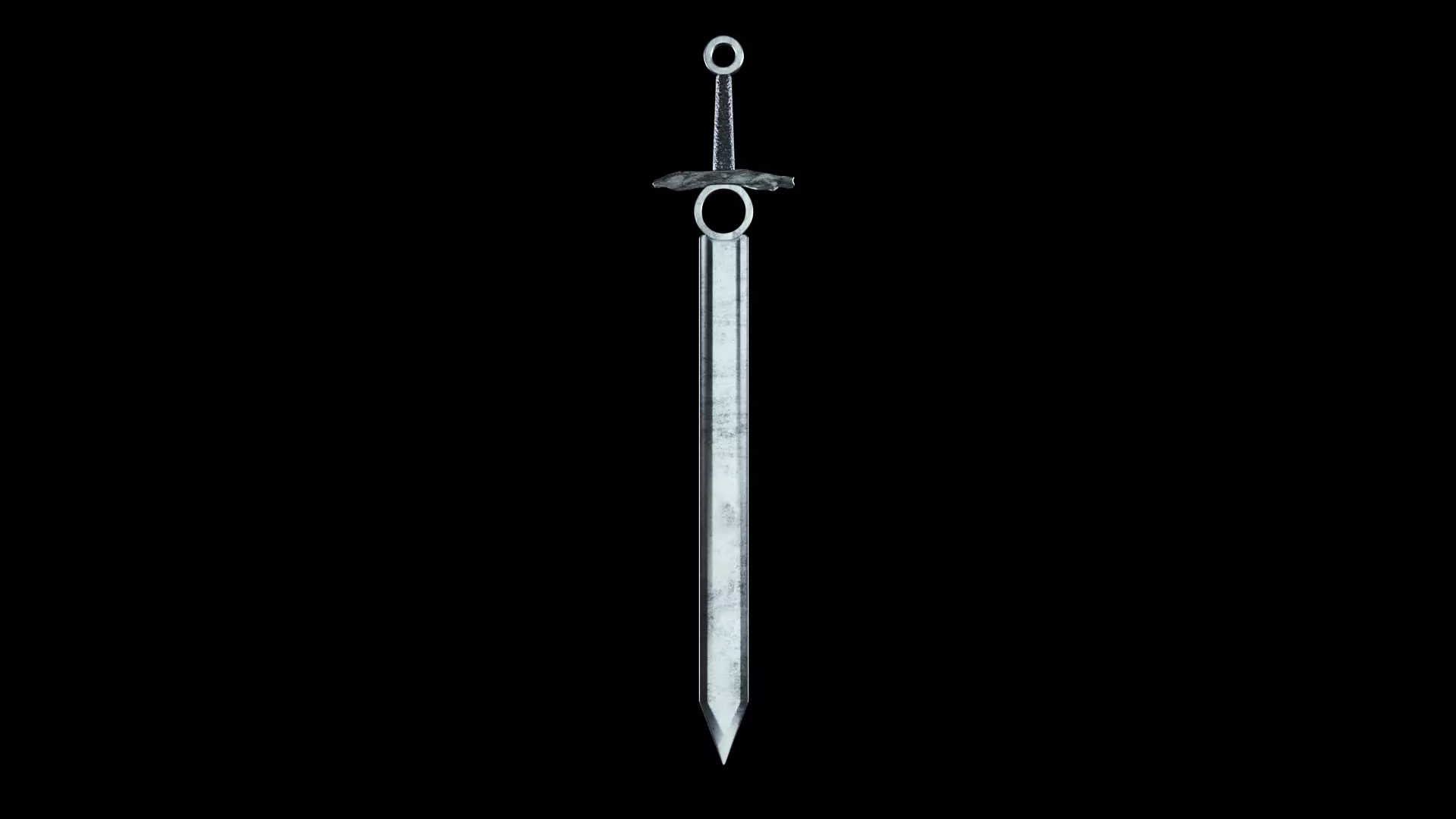 Sci-Fi and Medieval Sword Low-poly 3D model_0