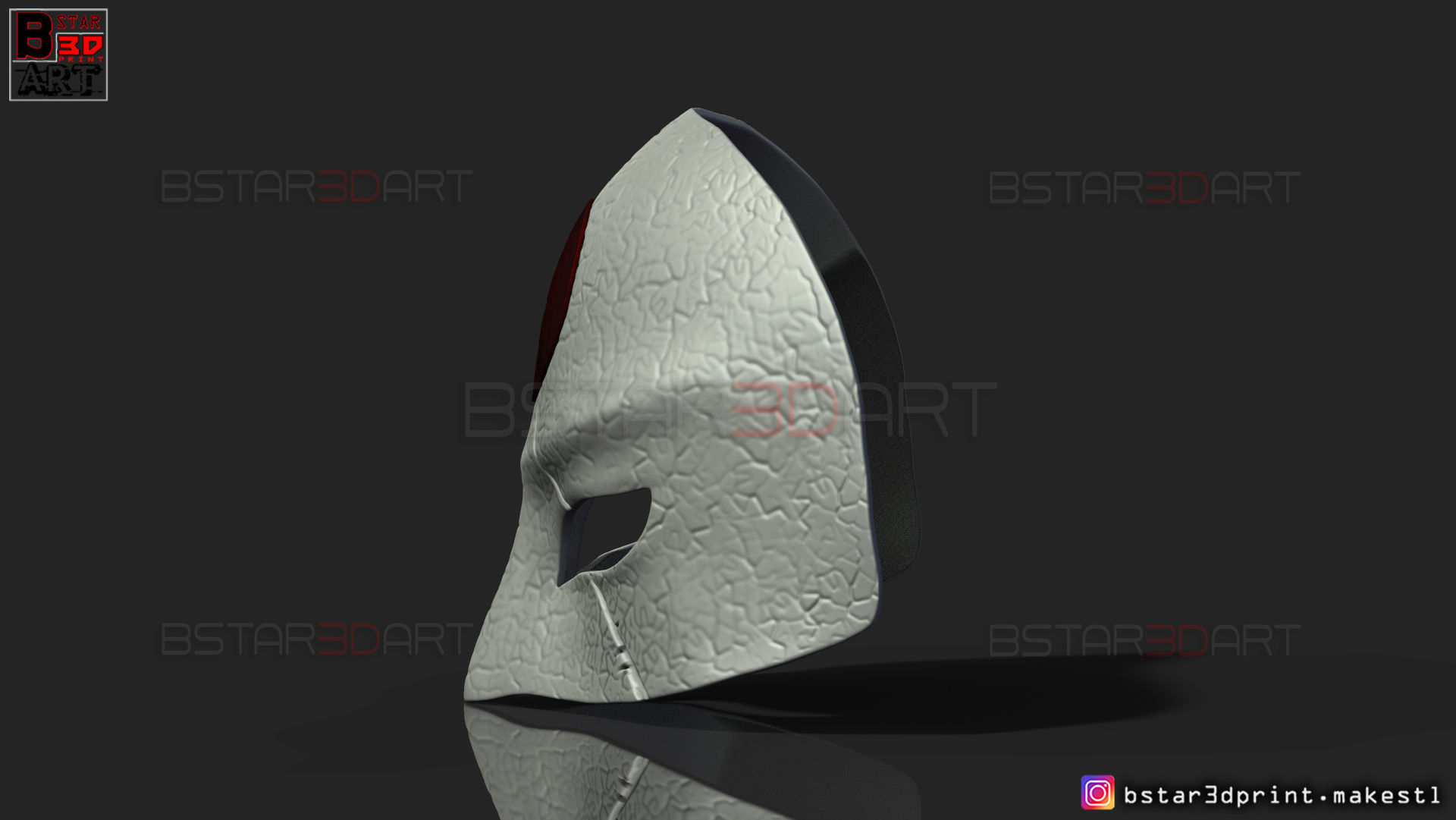 Katana Mask - The Suicide Squad - DC Comics cosplay 3D model 3D ...