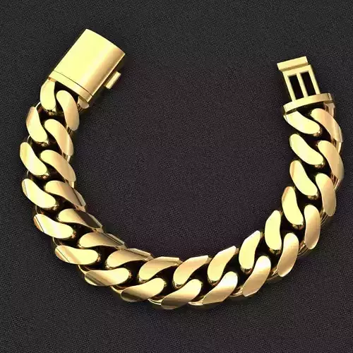 18 MM MIAMI CUBAN LINK PONG SET FOR BRACELET OR NECKLACE 3D print model