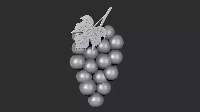 STL models for 3D printing and CNC Grape 3D print model