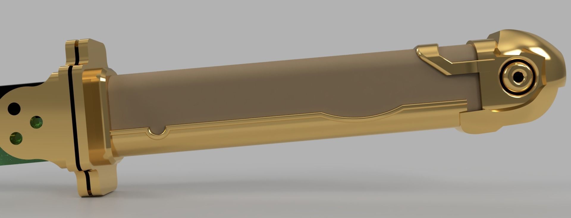 Owari no Seraph Asuramaru blade cosplay 3D print model_4