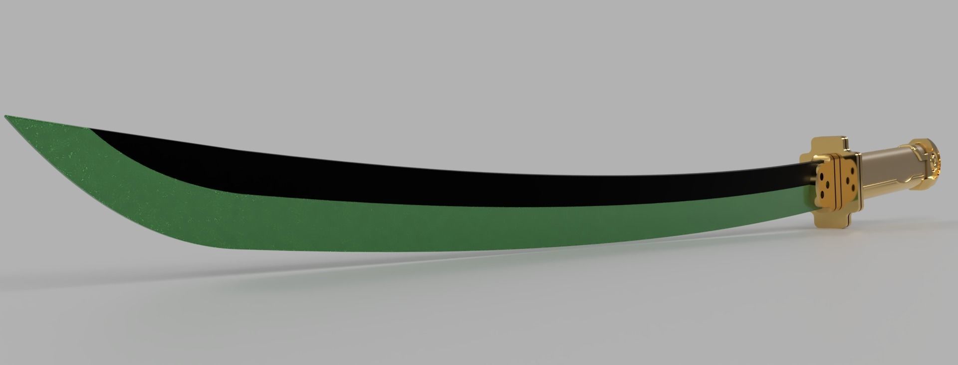 Owari no Seraph Asuramaru blade cosplay 3D print model_2