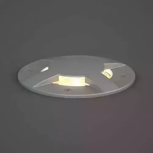 Circular Grey Lamp