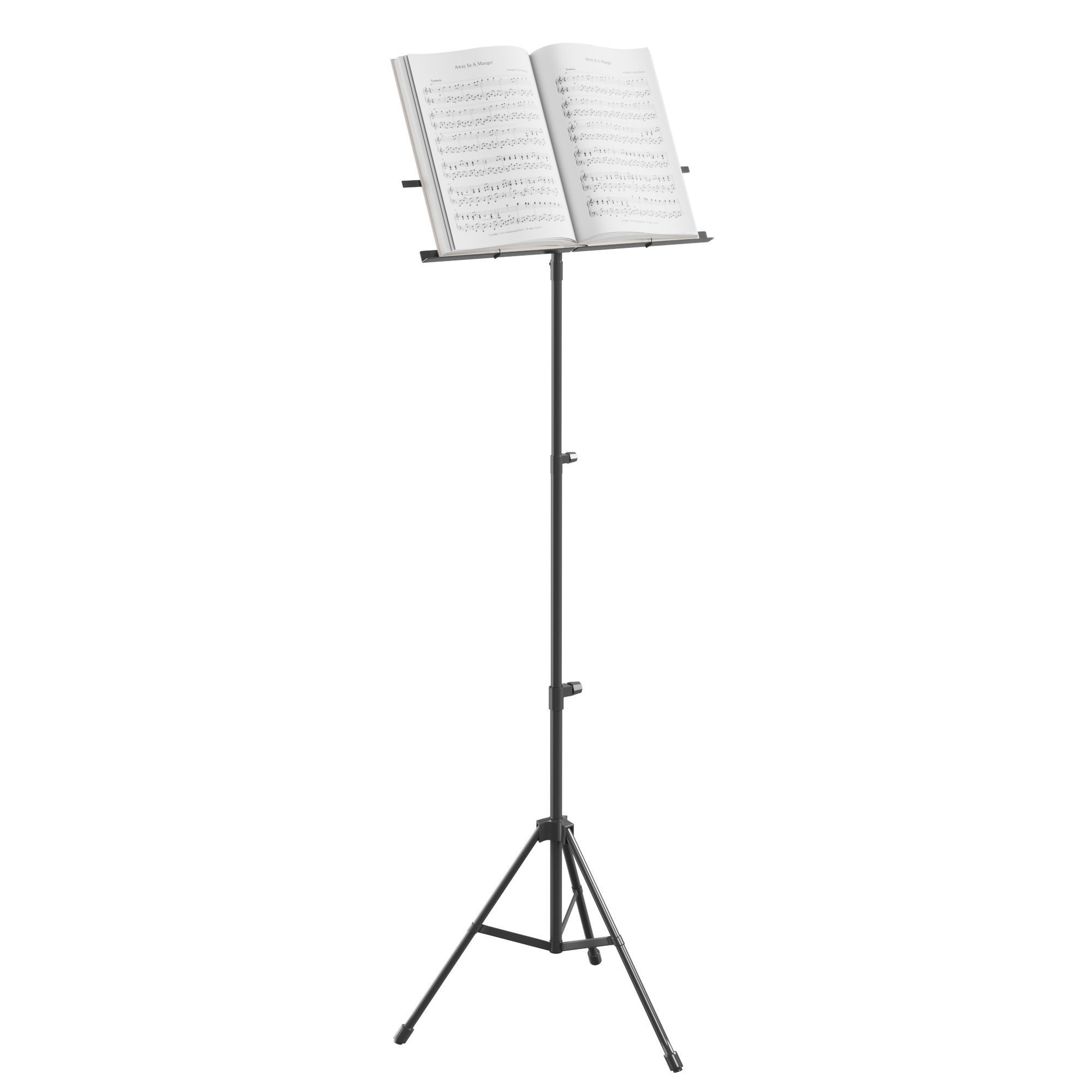 The Violin With Case 3D model_4