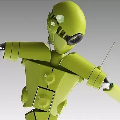 Droid 001 3D model_0