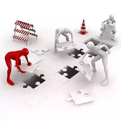 3D Men Teamwork 3D model