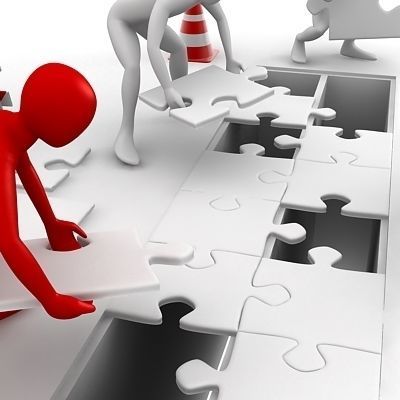 3D Men Teamwork 3D model_5