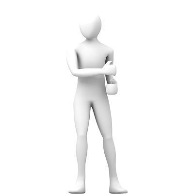 3D Men 01 Default 3D model_1