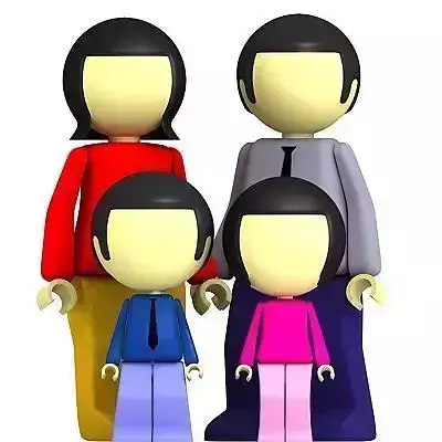 3D Family 01