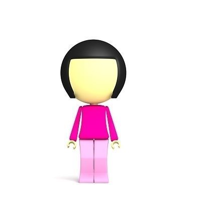 3D Family 01 3D model_5