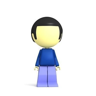 3D Family 01 3D model_4