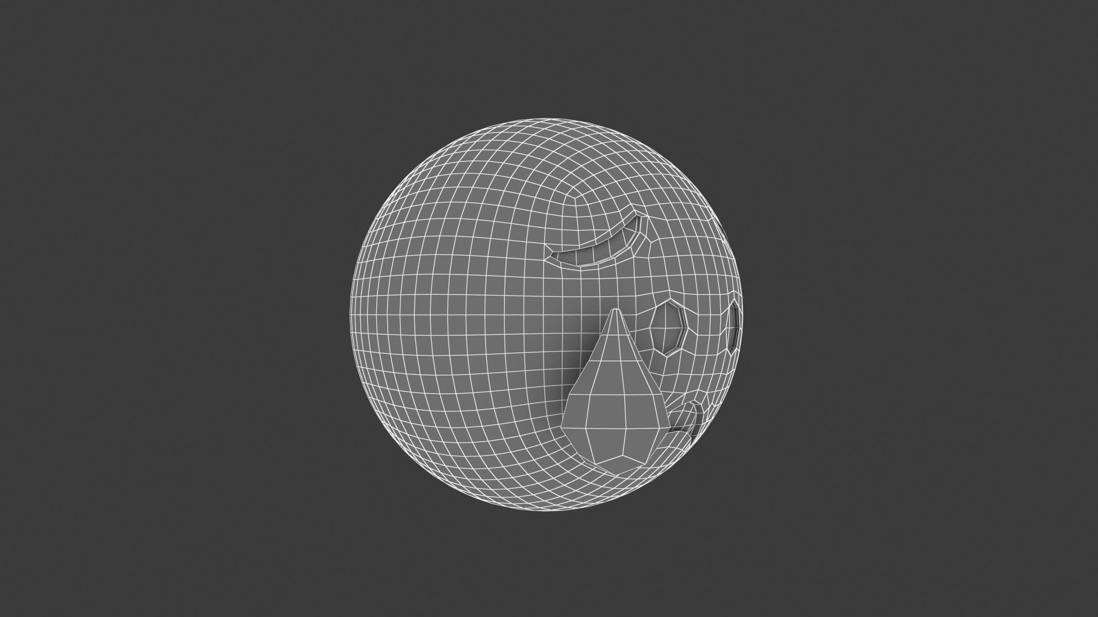 Apple Sad but Relieved Face 3D model_6