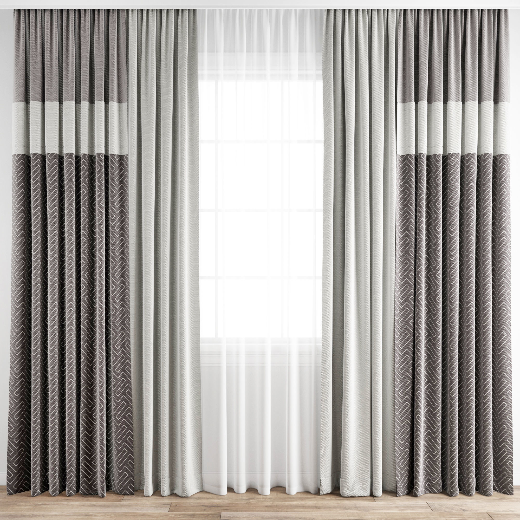 Curtain 207 3D model_4