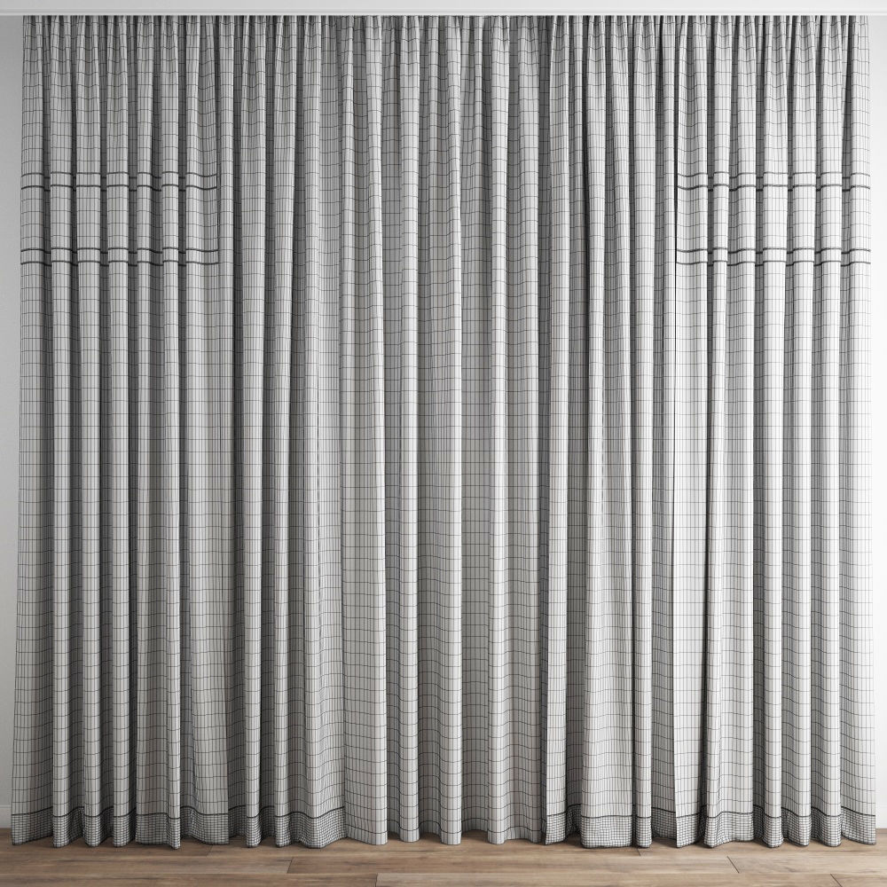 Curtain 207 3D model_3
