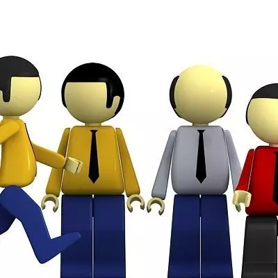 3D Business men 3D model_0