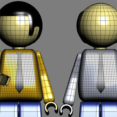 3D Business men 3D model_5