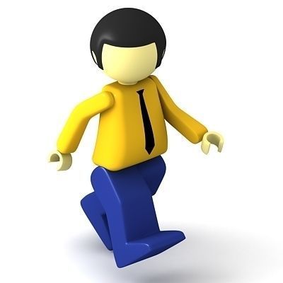 3D Business men 3D model_1
