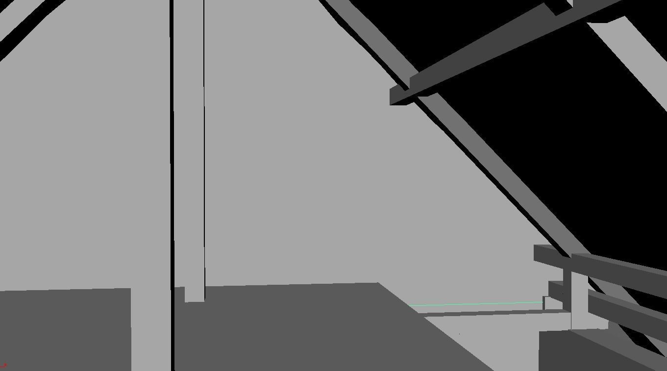 House and bed Low-poly 3D model_5