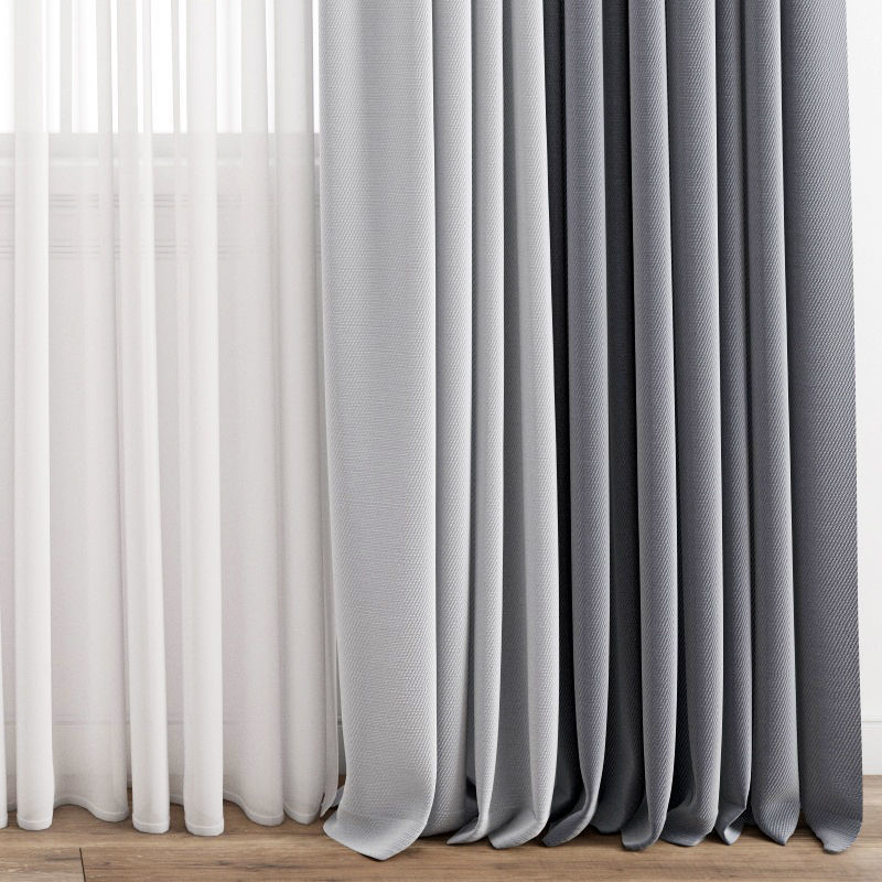 Curtain 208 3D model_6