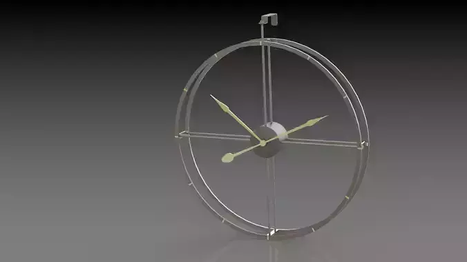 Metal Wall Clock