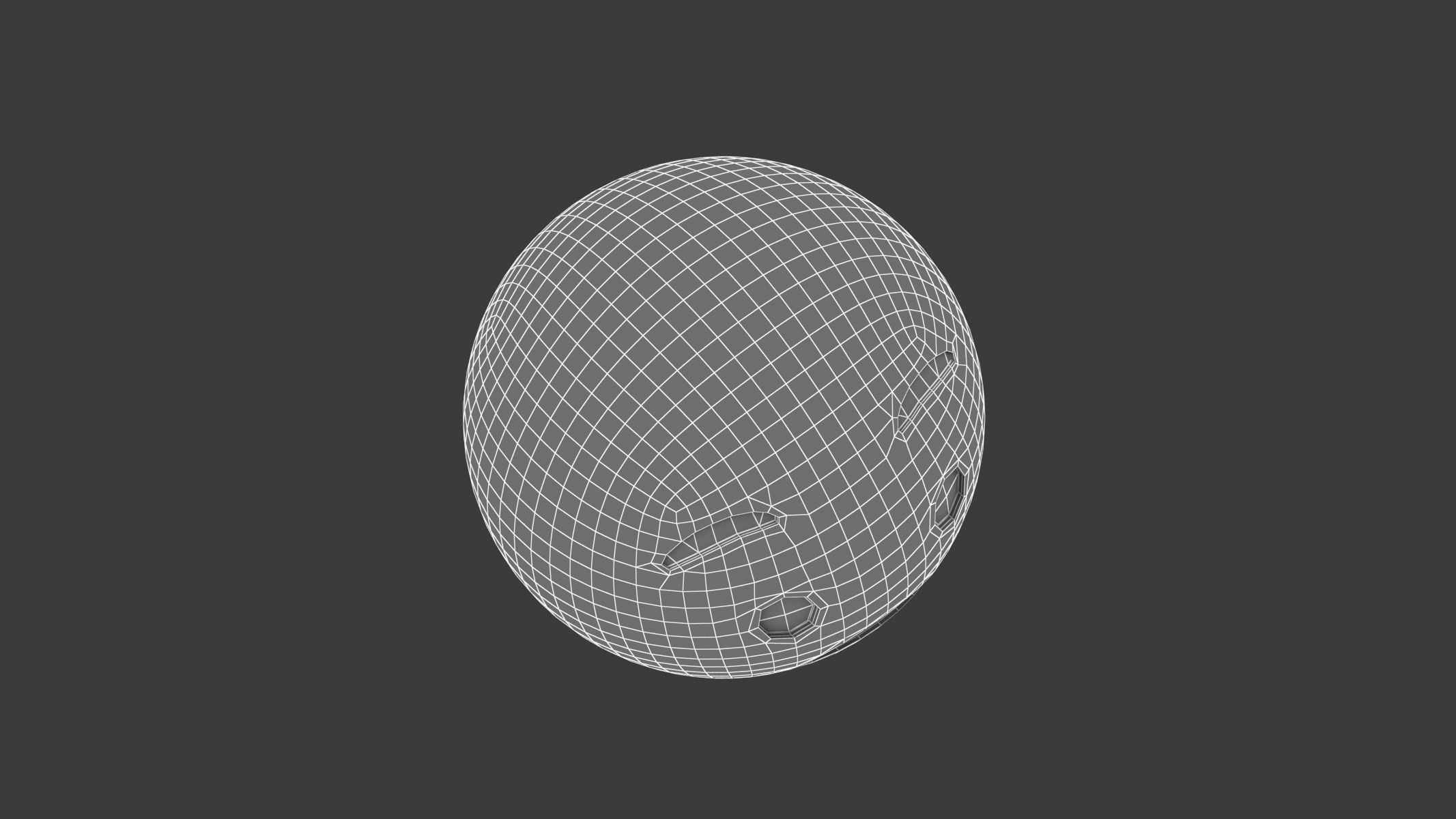 Apple Worried Face 3D model_9