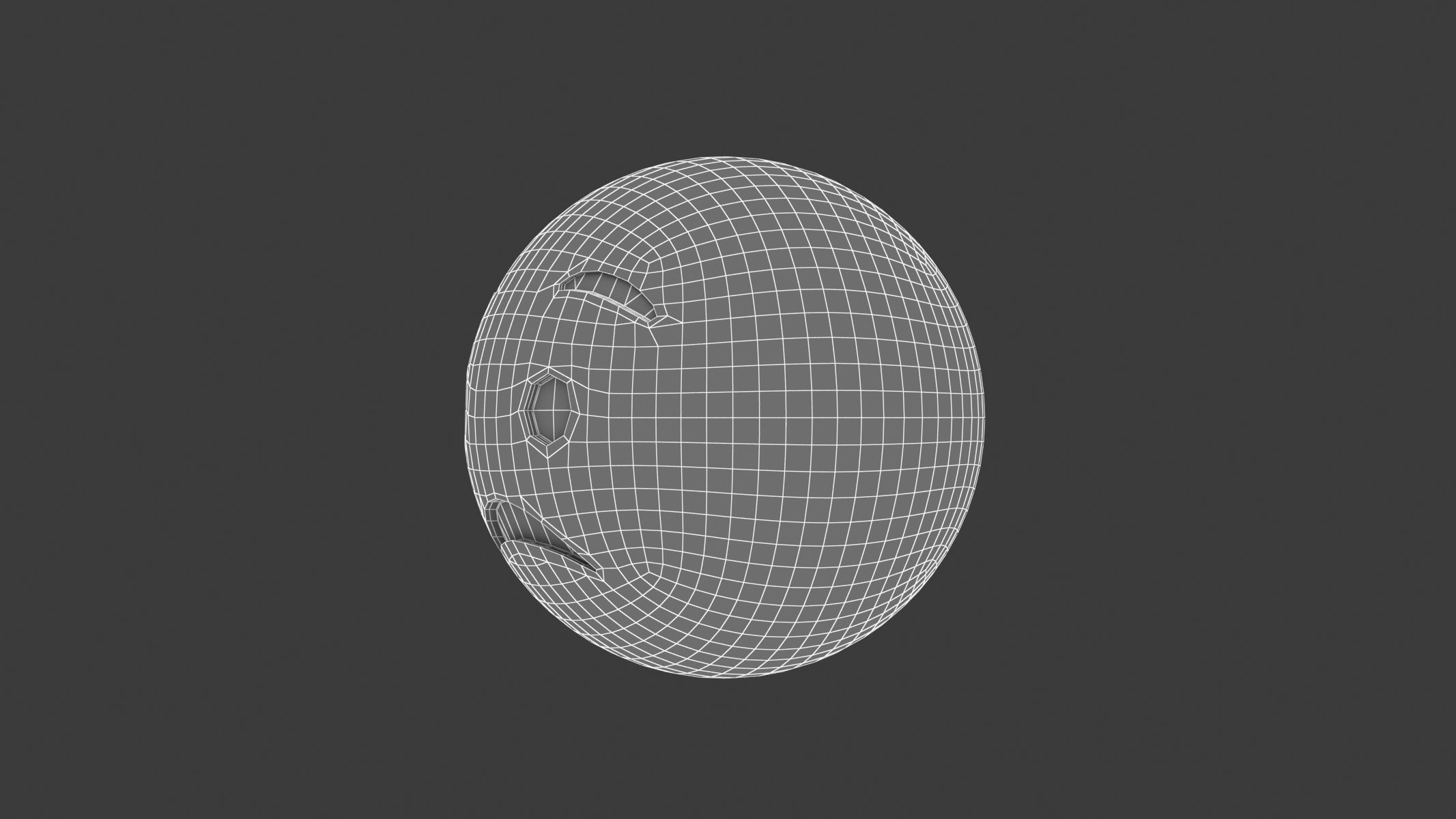 Apple Worried Face 3D model_7