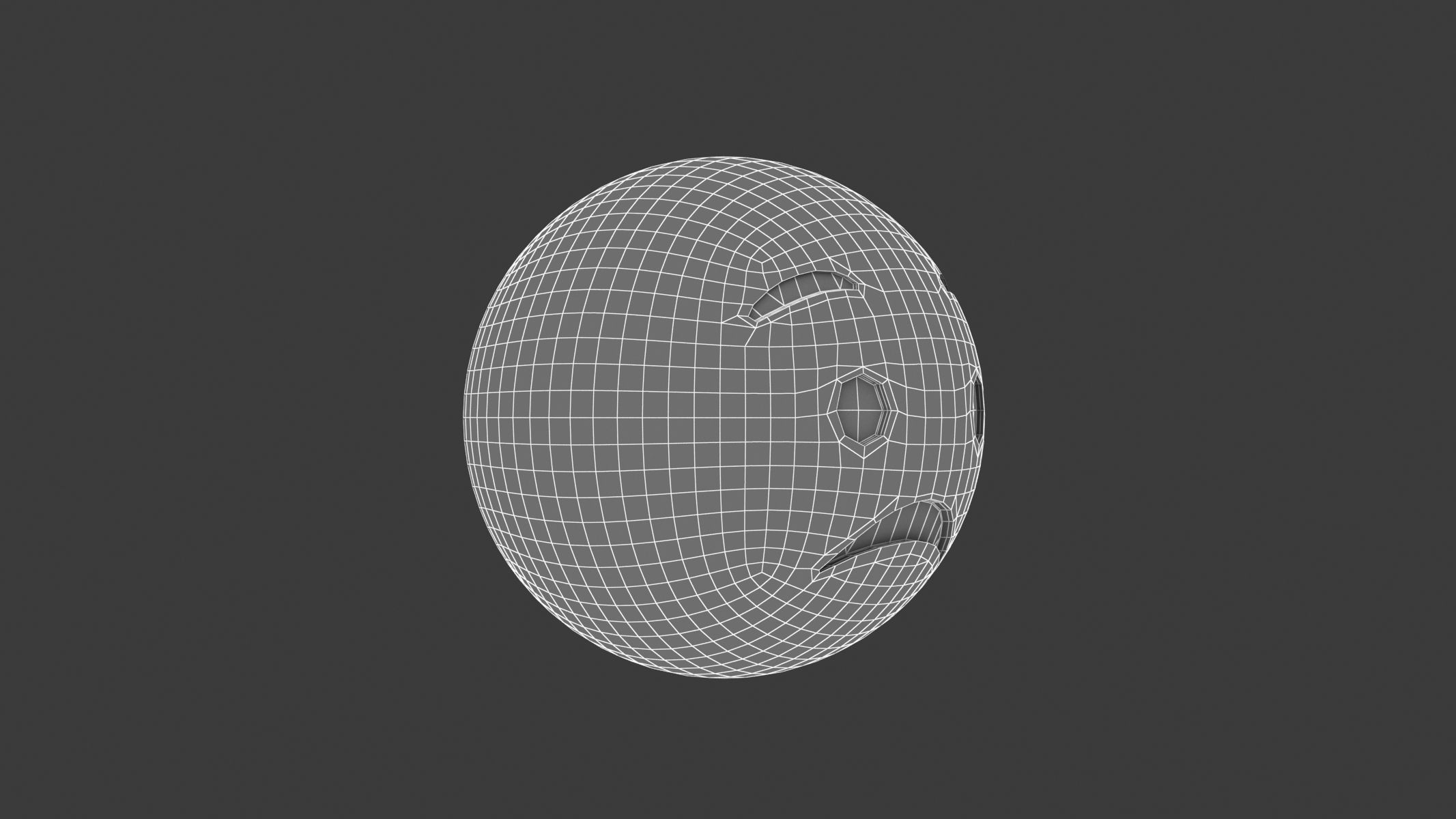 Apple Worried Face 3D model_6