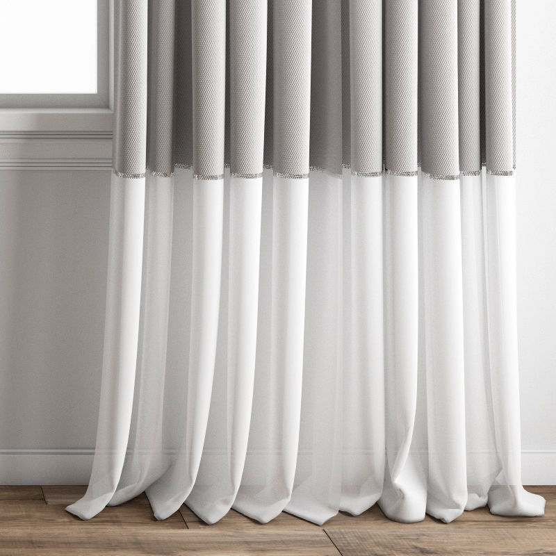 Curtain 210 3D model_8