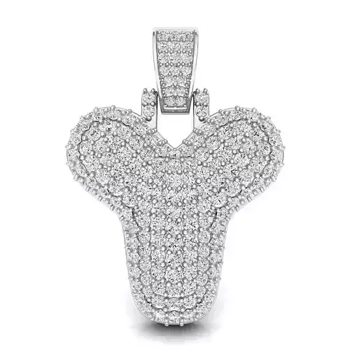 Bubble Y Initial Pendant