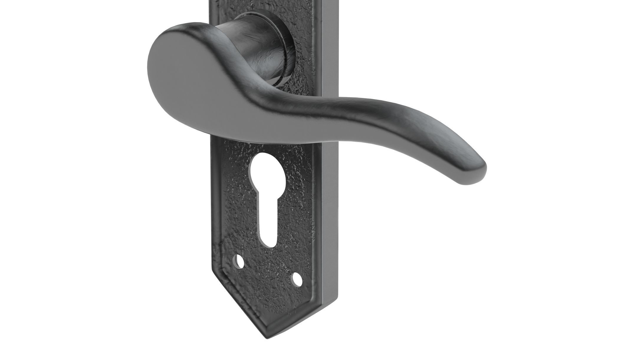 Frelan Wentworth Black Antique Handle 3D model_3