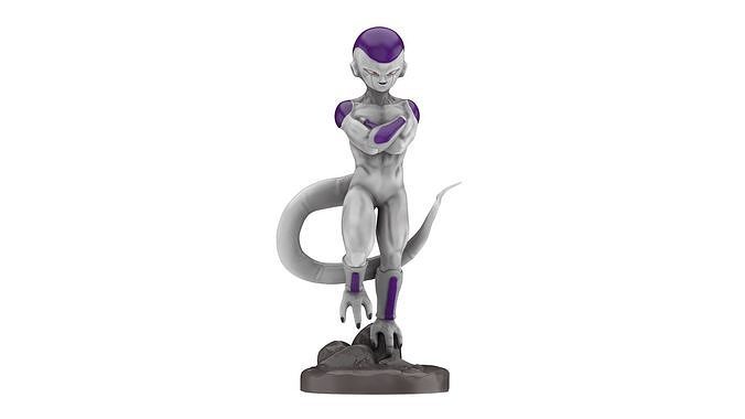 Frieza Statue Low-poly 3D model