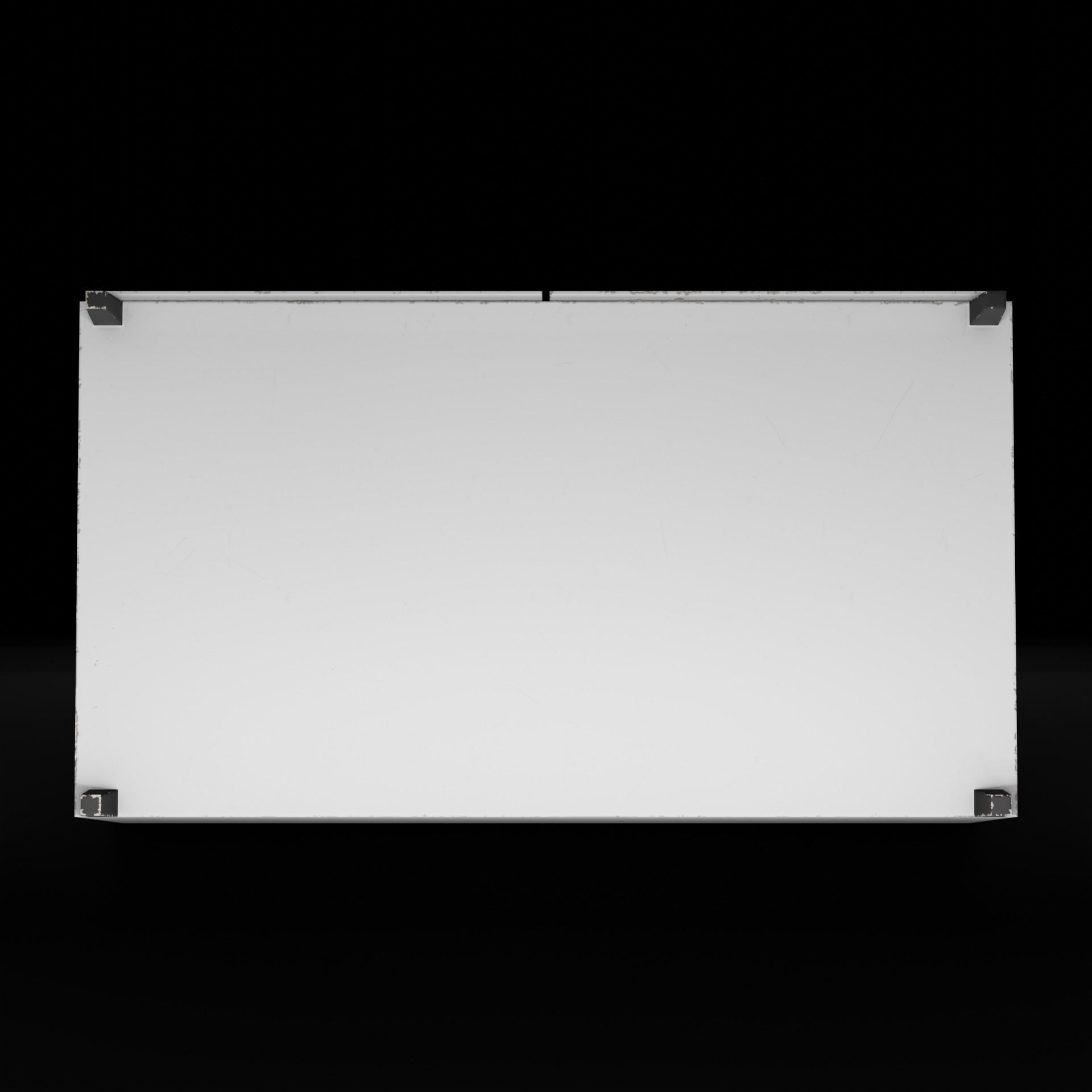 Table chair kitchen chest of drawers Old soviet PBR game-ready Low-poly 3D model_7