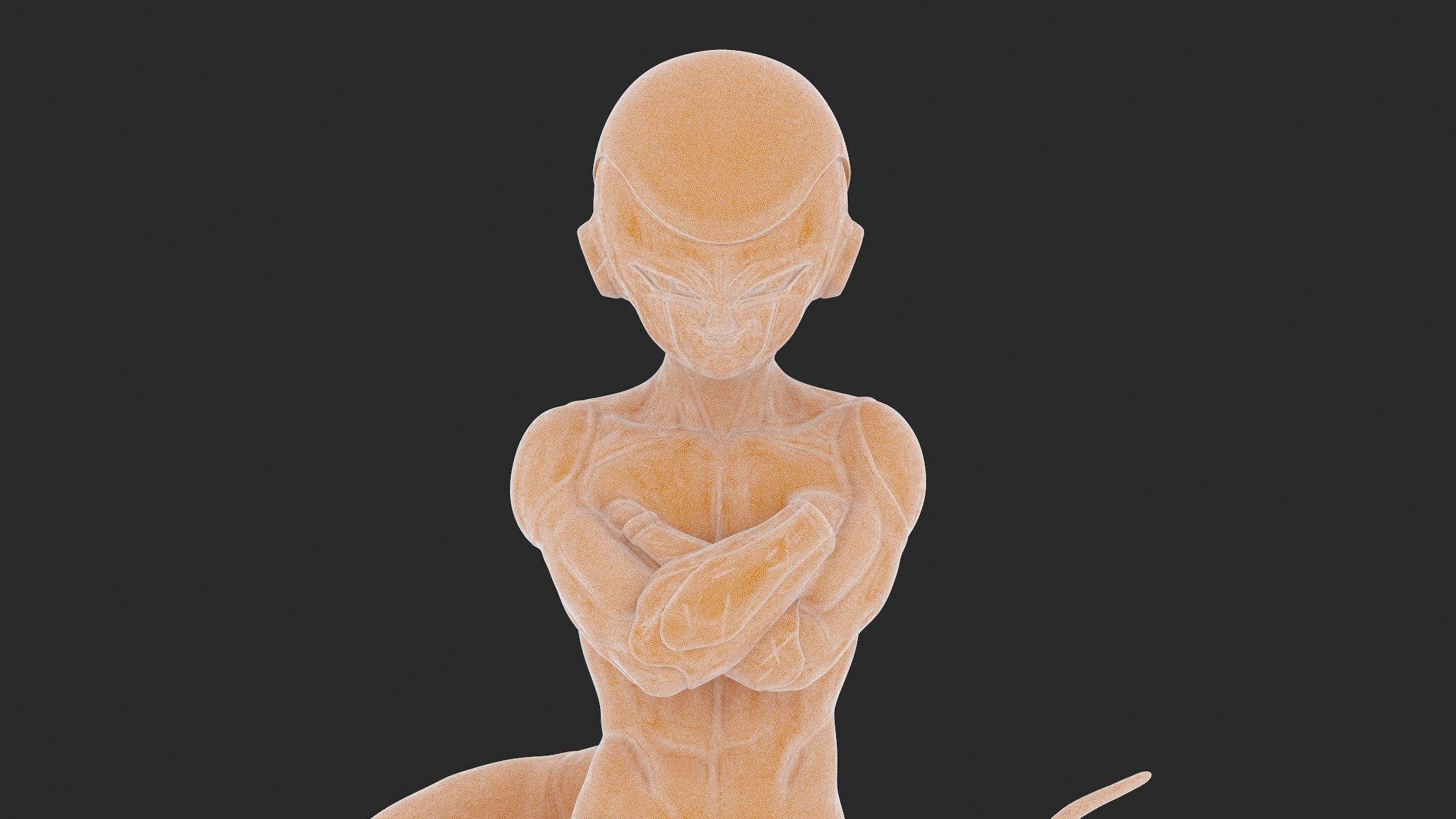 Frieza 3D Print alien statue 3D print model_16