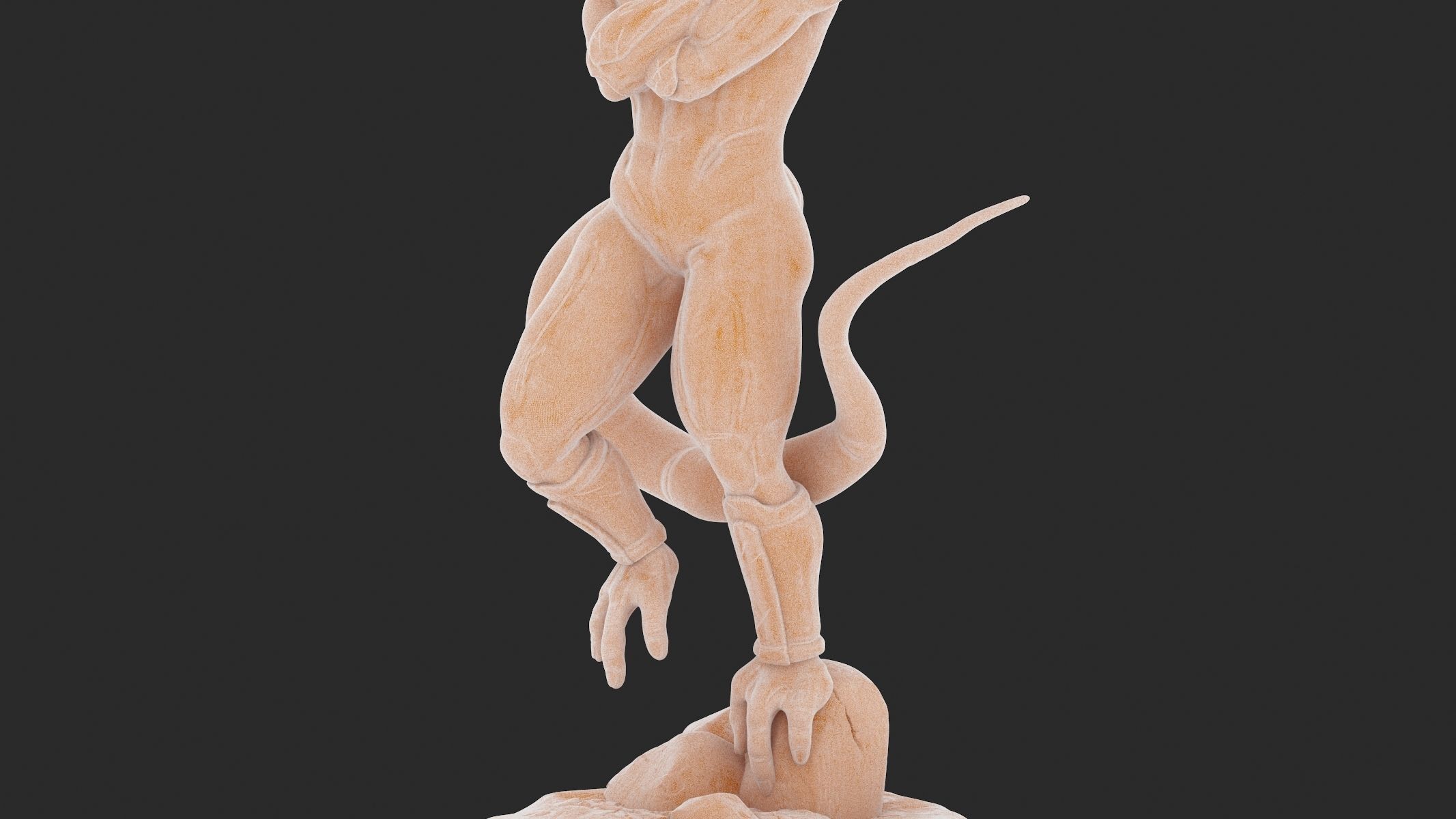 Frieza 3D Print alien statue 3D print model_20