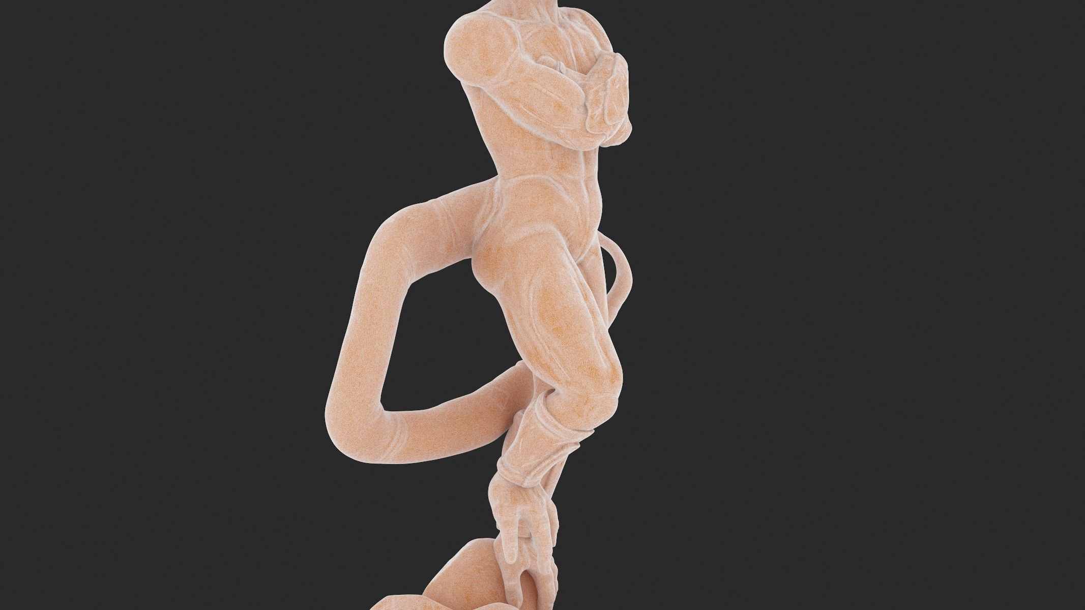 Frieza 3D Print alien statue 3D print model_17