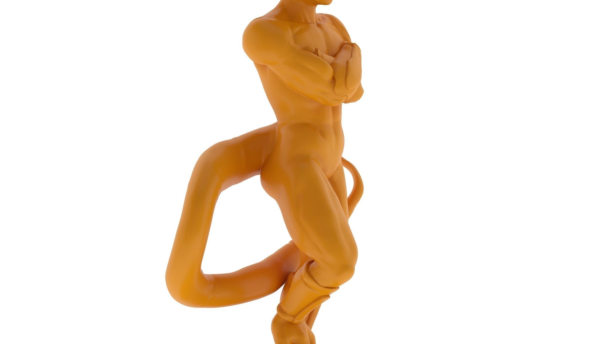 Frieza 3D Print alien statue 3D print model_7