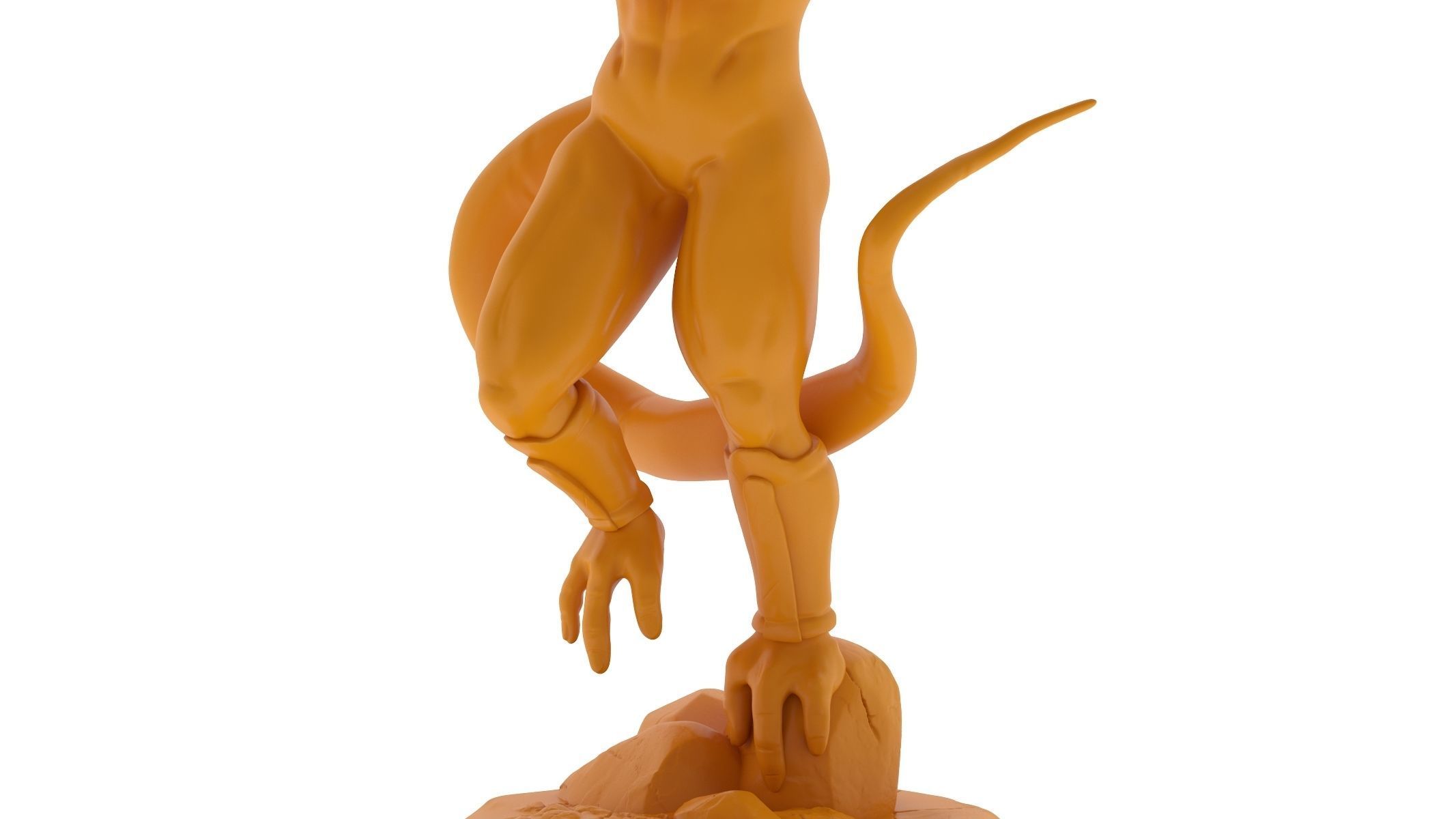 Frieza 3D Print alien statue 3D print model_10