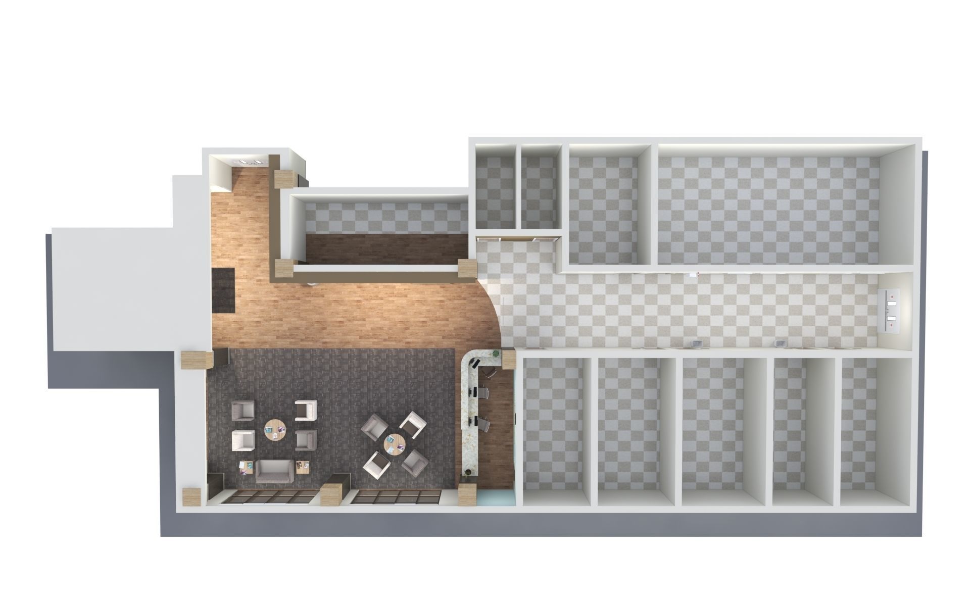 Hospital Lobby 3D model_17