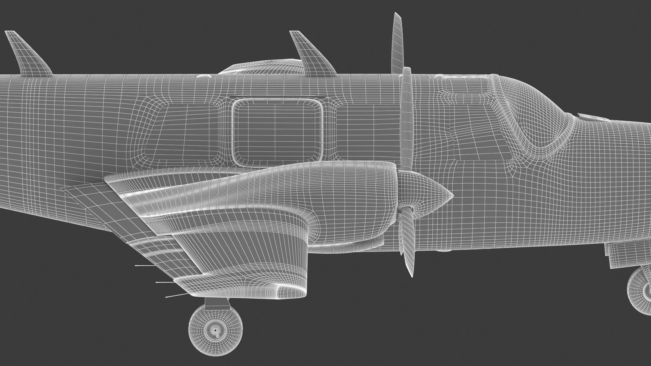 Piper Aerostar 600 3D model_33