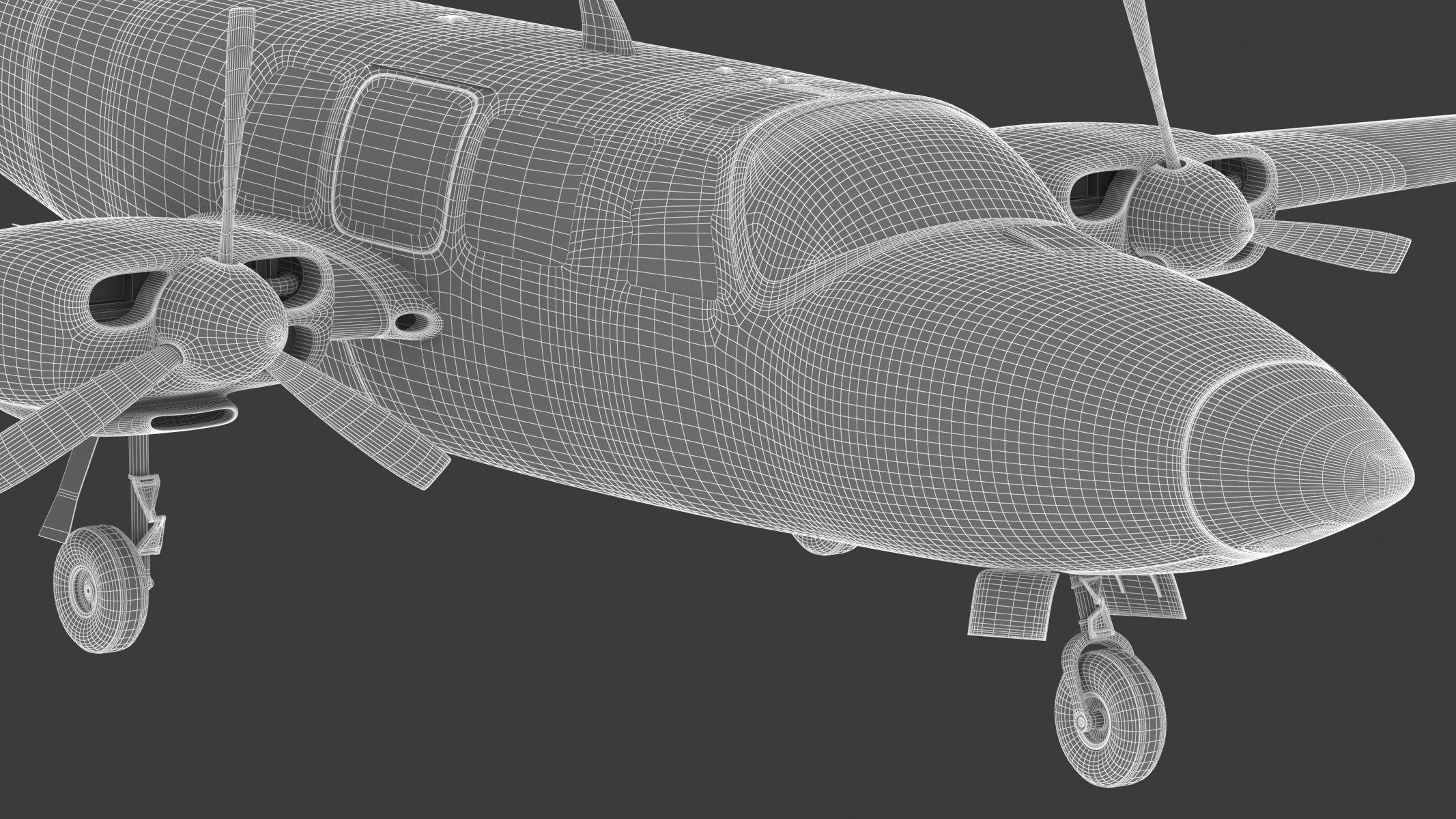 Piper Aerostar 600 3D model_32