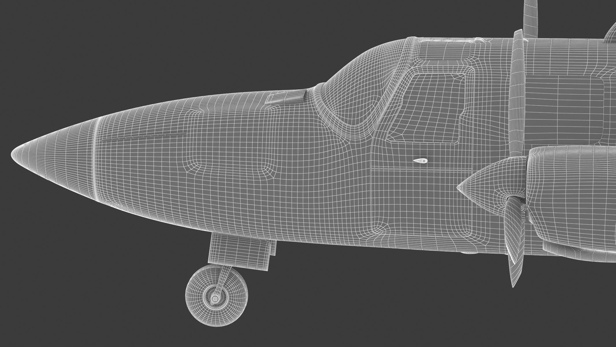 Piper Aerostar 600 3D model_37