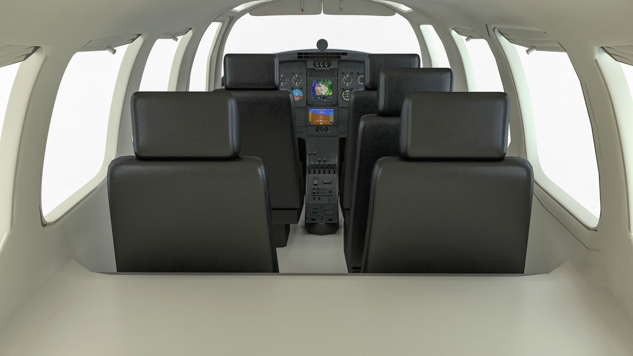 Piper Aerostar 600 3D model_20