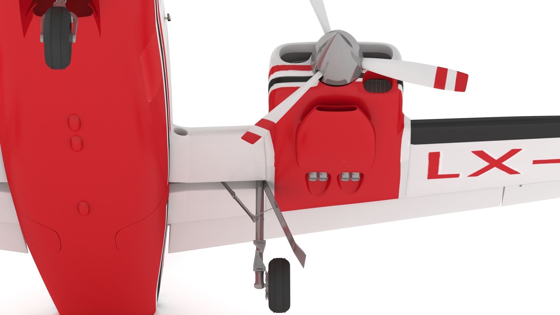 Piper Aerostar 600 3D model_17