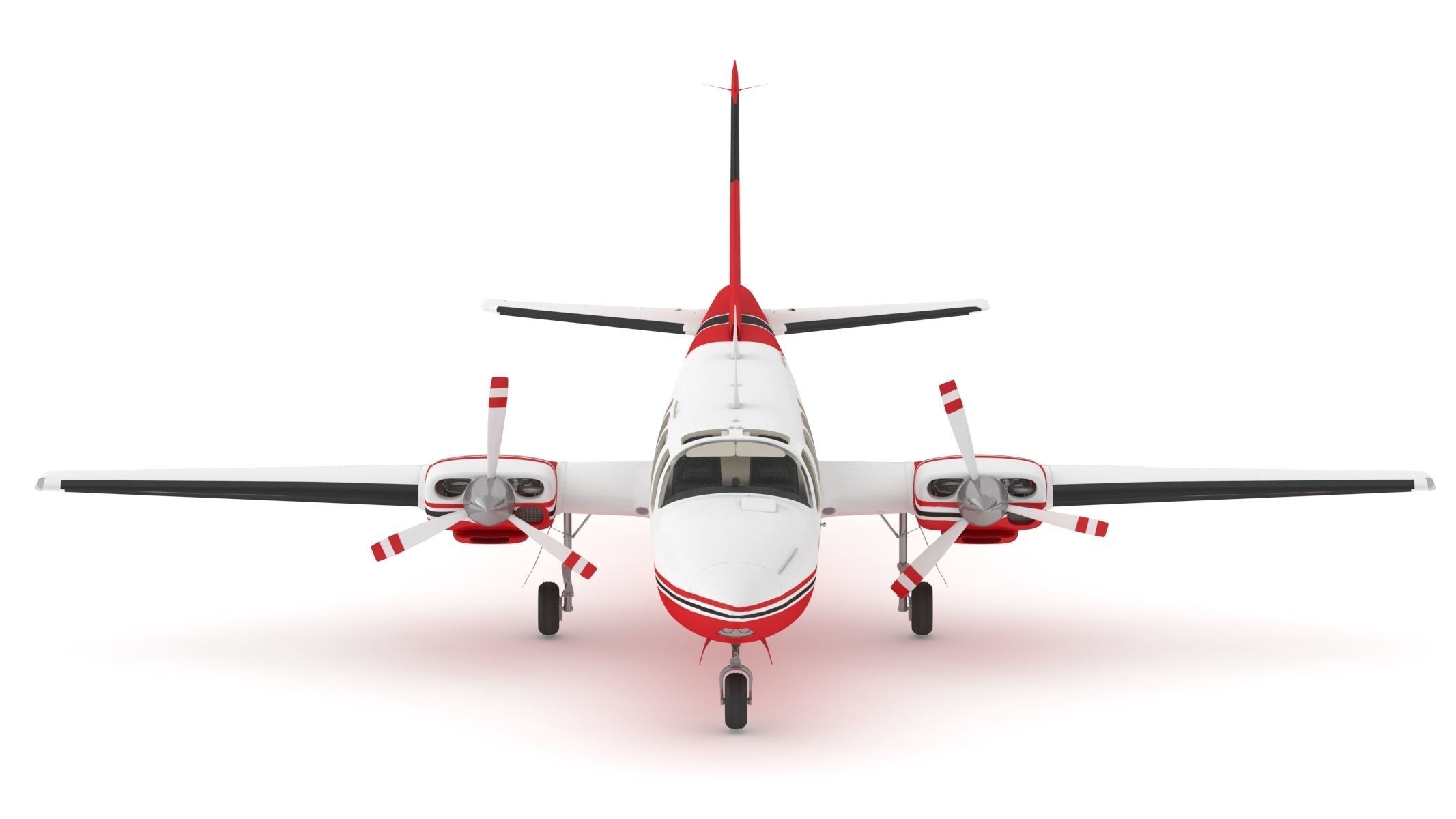 Piper Aerostar 600 3D model_6