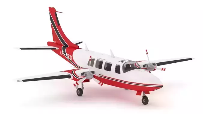 Piper Aerostar 600  3D model