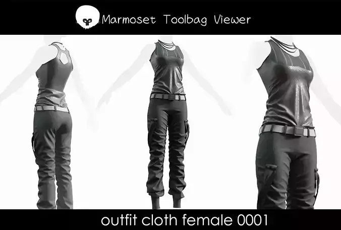 outfit cloth female 0001